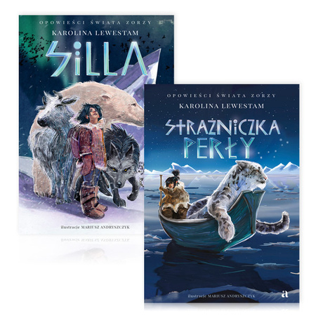 Pakiet 2 książek z serii fantasy Opowieści Świata Zorzy: Silla i  Strażniczka perły